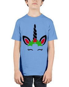 christmas unicorn 81# - unicorn - Youth Tee Unisex