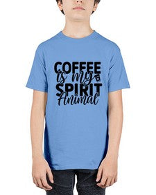 coffee is my spirit animal 820# - tea - Youth Tee Unisex