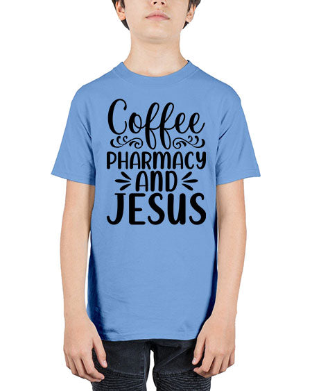 coffee pharmacy and jesus 661# - pharmacist - Youth Tee Unisex