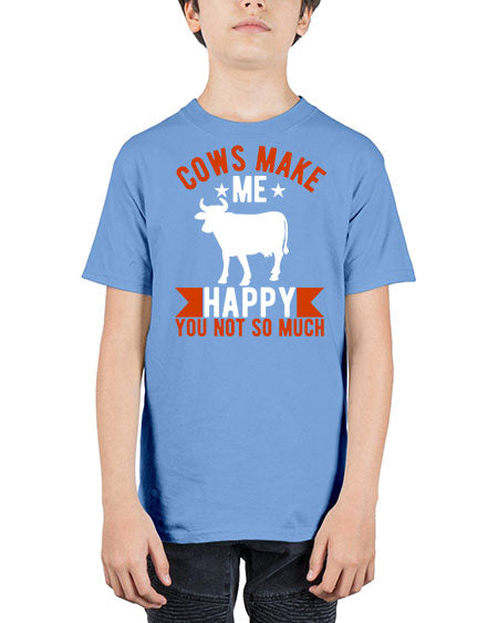 cows make me happy you not so much Style 5# - cow - Youth Tee Unisex