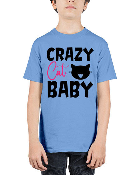 crazy cat baby Style 66# - baby - Youth Tee Unisex