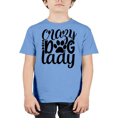 crazy dog lady Style 122# - dogs - Youth Tee Unisex