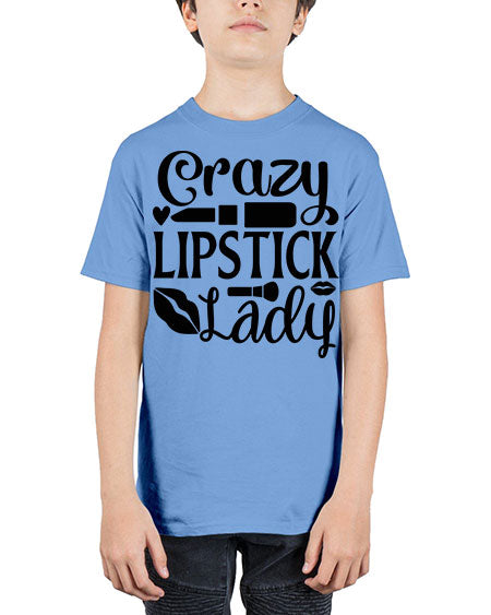 crazy lipstick lady 6# - beauty - fashion - Youth Tee Unisex