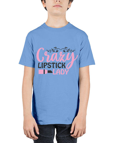 crazy lipstick lady Style 159# - beauty - fashion - Youth Tee Unisex