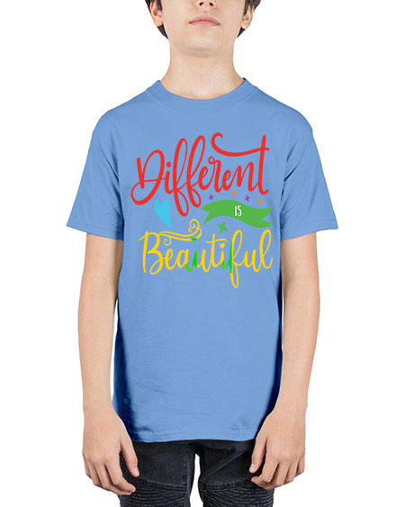 different is beautiful Style 11# - autism - Youth Tee Unisex