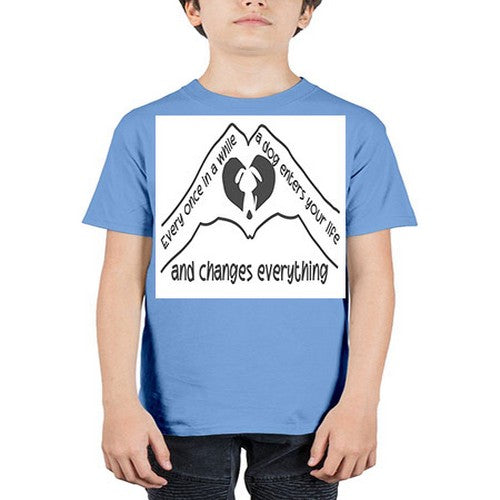 dog changes everything 75# - dogs - Youth Tee Unisex