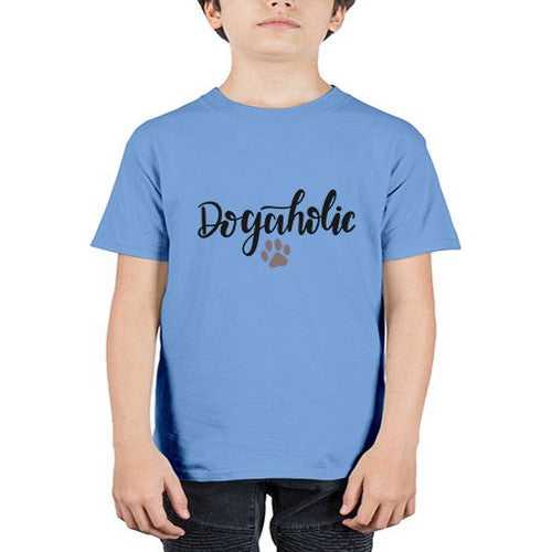 dogaholic 120# - dogs - Youth Tee Unisex