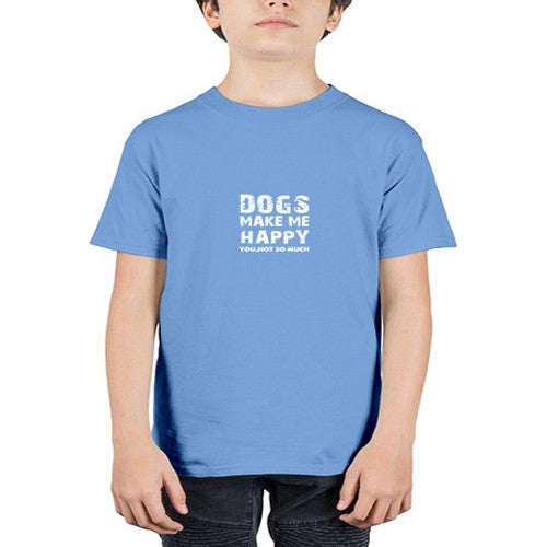 dogs make me happy 132# - dogs - Youth Tee Unisex