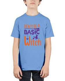 dont be a basic witch 45# - witch - Youth Tee Unisex