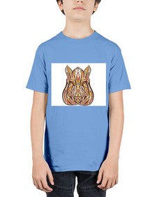 ethnic boar 417# - mandala - Youth Tee Unisex