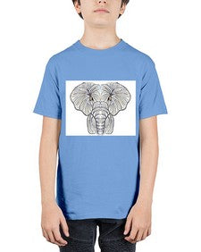 ethnic elefant 422# - mandala - Youth Tee Unisex