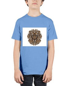 ethnic lion 430# - mandala - Youth Tee Unisex