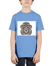 ethnic monkey 431# - mandala - Youth Tee Unisex