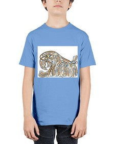 ethnic parrot 435# - mandala - Youth Tee Unisex