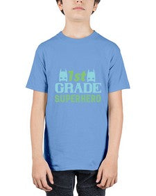 first Grade Superhero 157# - first grade - Youth Tee Unisex