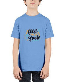 first day of first grade 102# - first grade - Youth Tee Unisex