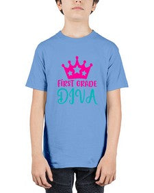 first grade diva 128# - first grade - Youth Tee Unisex