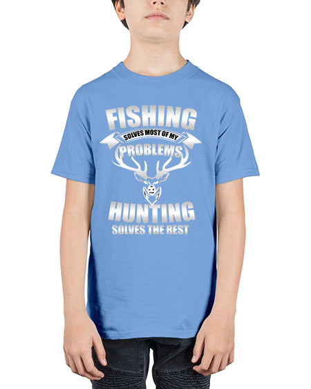 fishing 29# - shark-fish - Youth Tee Unisex