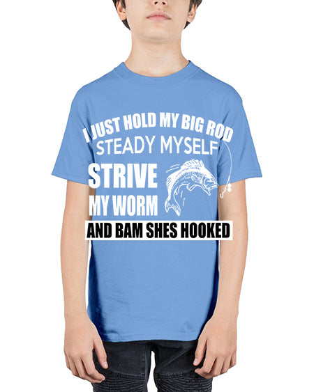 fishing 32# - shark-fish - Youth Tee Unisex