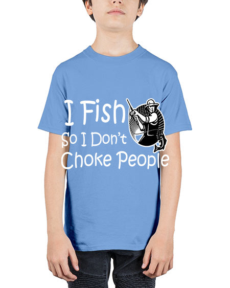 fishing 34# - shark-fish - Youth Tee Unisex