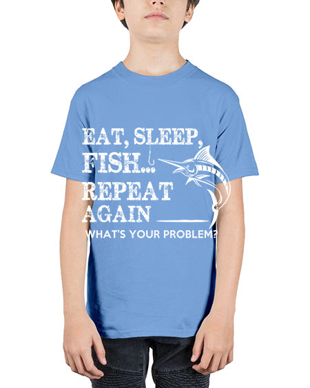fishing 36# - shark-fish - Youth Tee Unisex