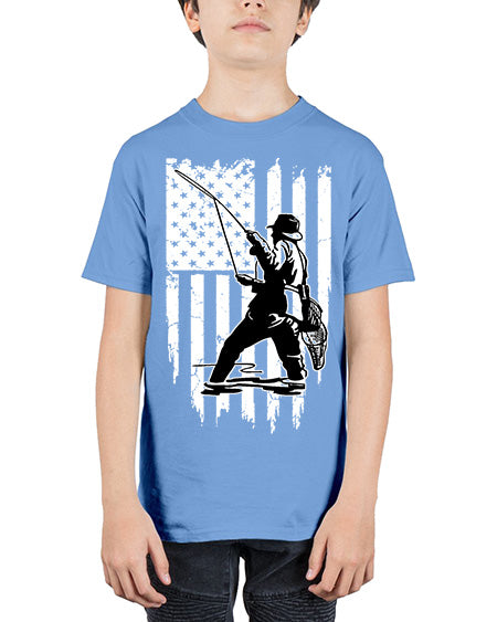 fishing 37# - shark-fish - Youth Tee Unisex