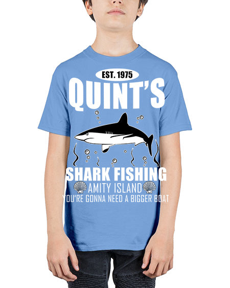 fishing 40# - shark-fish - Youth Tee Unisex