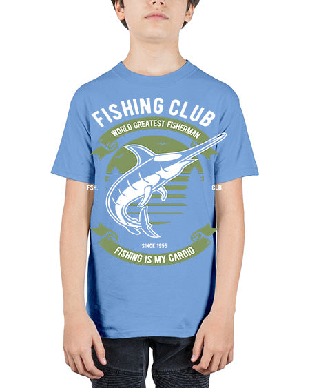 fishing club 50# - shark-fish - Youth Tee Unisex