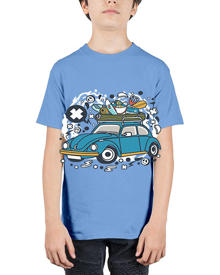 fishing tour 42# - shark-fish - Youth Tee Unisex