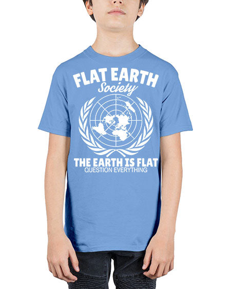 flat earth society 23# - nature - Youth Tee Unisex