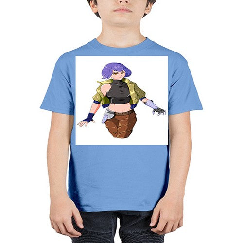 girl with gauntlet169# - anime - Youth Tee Unisex