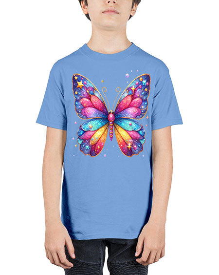 glitter butterfly 20# - butterfly - Youth Tee Unisex
