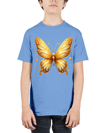 glitter butterfly 24# - butterfly - Youth Tee Unisex