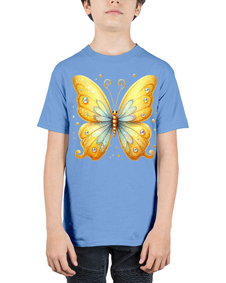 glitter butterfly 3# - butterfly - Youth Tee Unisex
