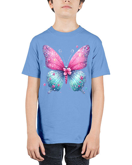 glitter butterfly 7# - butterfly - Youth Tee Unisex