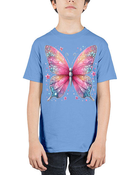 glitter butterfly 8# - butterfly - Youth Tee Unisex