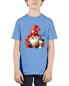 gnome with butterfly 12# - gnome - Youth Tee Unisex