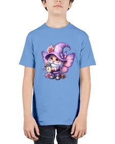 gnome with butterfly 18# - gnome - Youth Tee Unisex
