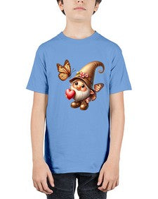 gnome with butterfly 22# - gnome - Youth Tee Unisex