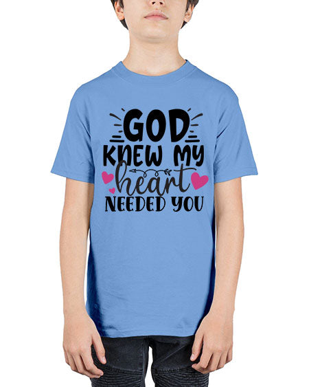 god knew my heart needed you Style 83# - baby - Youth Tee Unisex