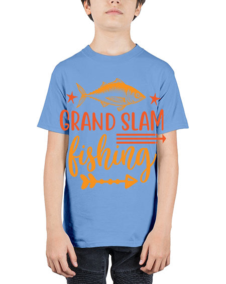 grand salm fishing 12# - shark-fish - Youth Tee Unisex