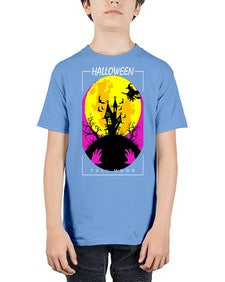halloween full moon 500# - art pop art - Youth Tee Unisex