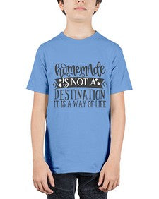 happiness is not a destination it is a way of life Style 110# - motivation - Youth Tee Unisex