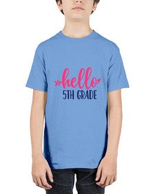 hello fifth grade 258# - fifth grade - Youth Tee Unisex