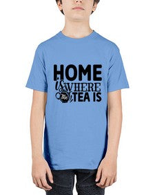 home is where the tea is 1055# - tea - Youth Tee Unisex