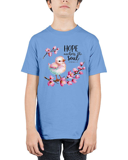 hope anchors the soul 41# - birds - Youth Tee Unisex