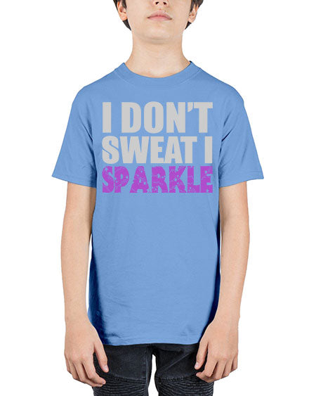i dont sweat i sparkle cheer - cheer - Youth Tee Unisex