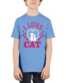 i love cat Style 56# - cats - Youth Tee Unisex