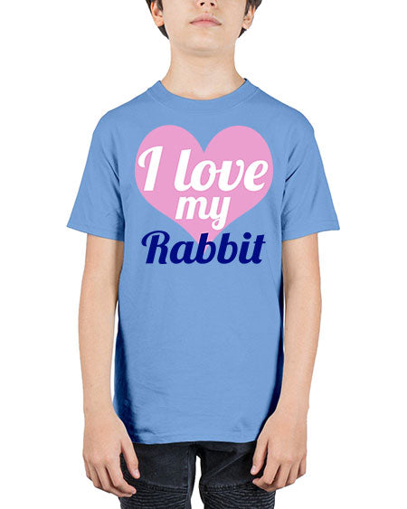 i love my rabbit - rabbit - Youth Tee Unisex