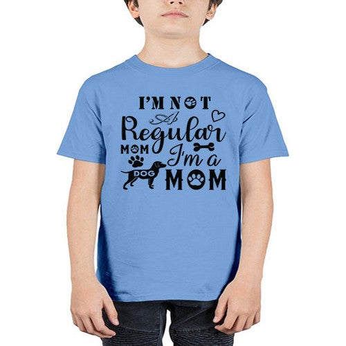 i m not a regular mom i m a dog mom 191# - dogs - Youth Tee Unisex